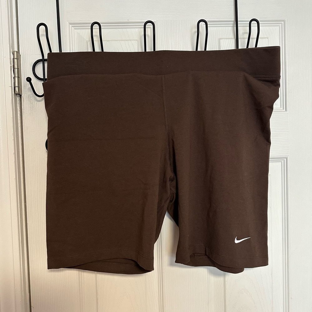 Nike Women's Chocolate Brown Bike Shorts